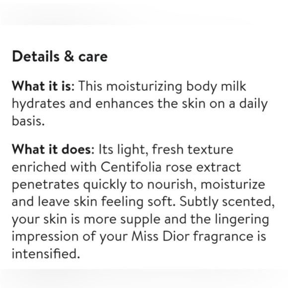 Miss Dior Moisturizing Body Milk - Picture 3 of 3